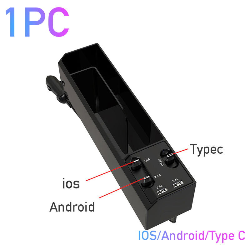 Premium Car Seat Organizer with Charging Hub – Smart Storage Upgrade
