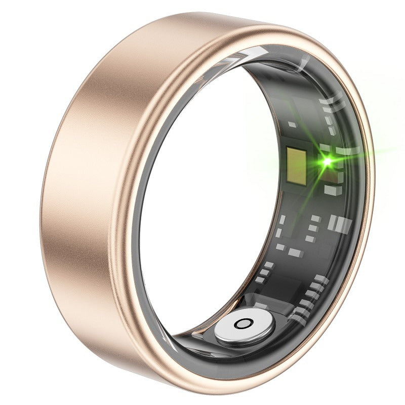 Sleep Heart Rate Blood Pressure Blood Oxygen Detection IP68 Waterproof Swimming Smart Ring