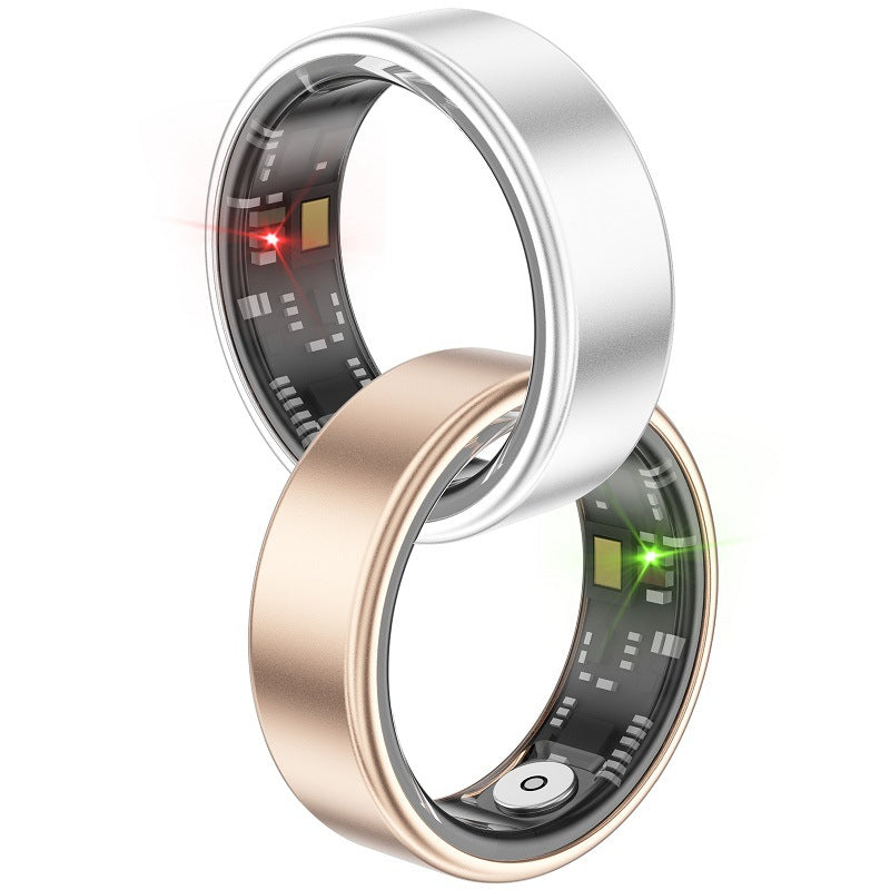Sleep Heart Rate Blood Pressure Blood Oxygen Detection IP68 Waterproof Swimming Smart Ring
