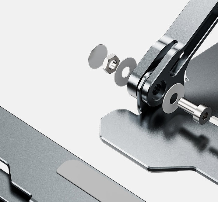 Portable Aluminum Laptop Stand – Foldable & Adjustable