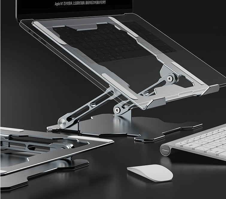 Portable Aluminum Laptop Stand – Foldable & Adjustable